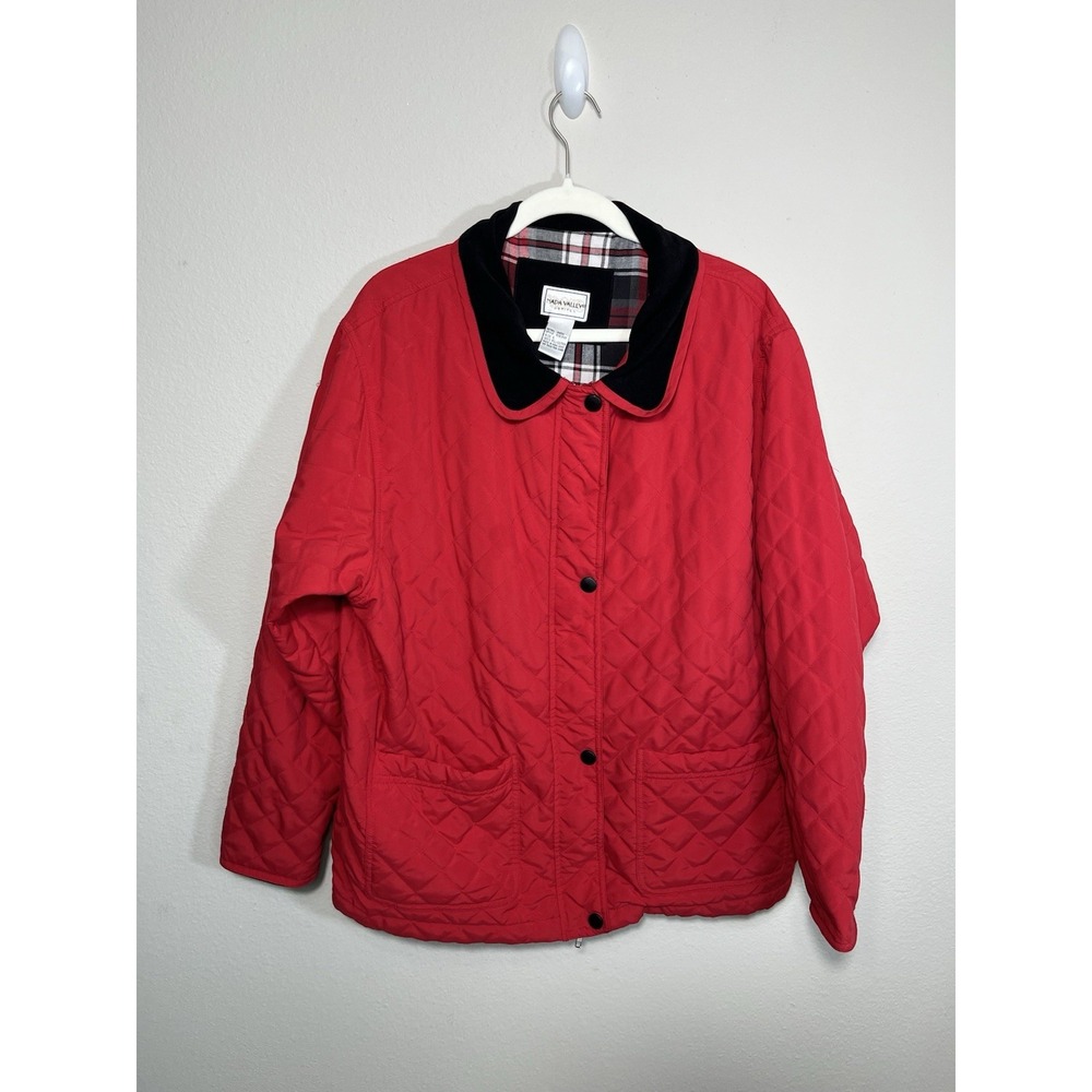 Napa Valley quilted Jacket Women's Red Size L